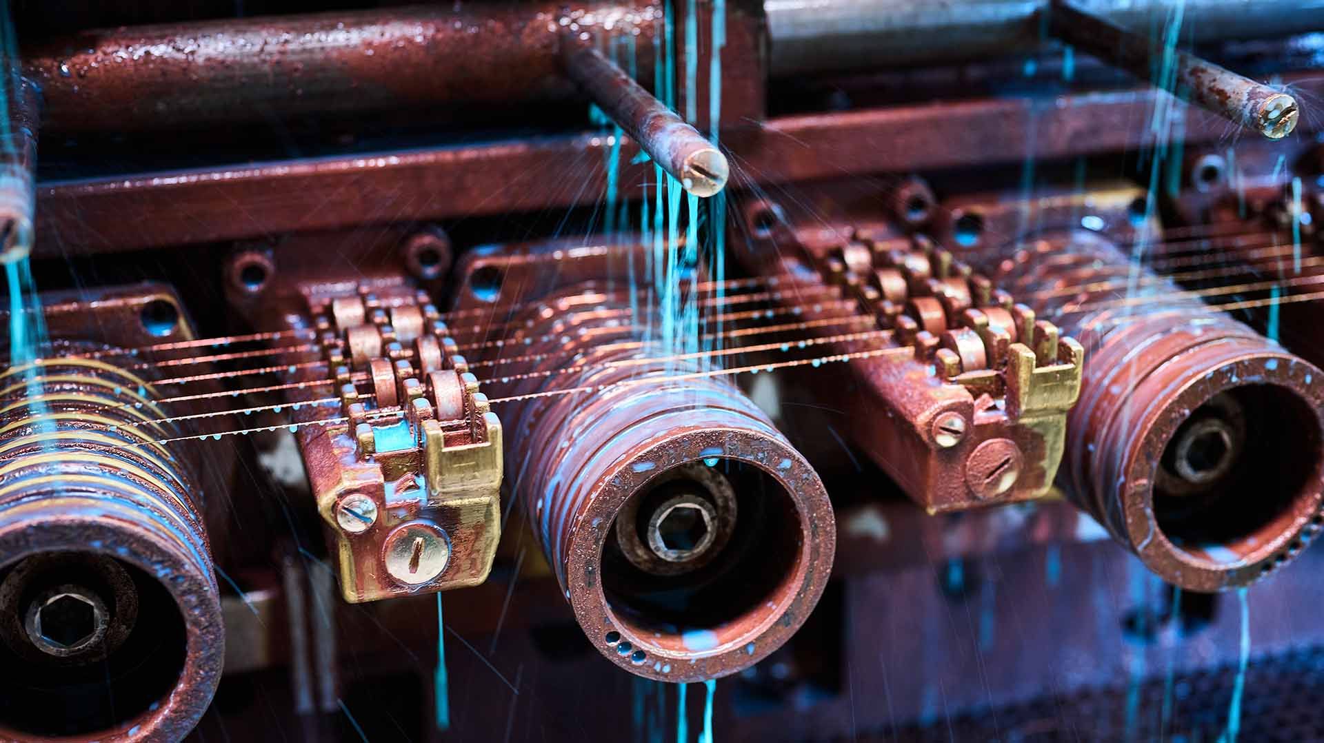 Measuring wire drawing dies